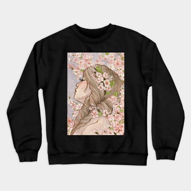 Sakura Crewneck Sweatshirt by aMIYAKOm